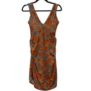 Prana Stretchy Orange Athleisure Dress Size Small